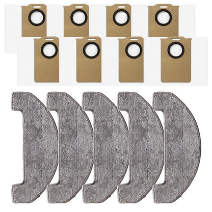 Set of 4 Mop Cloths and Dust Bags for MONSGA MS1 MAX