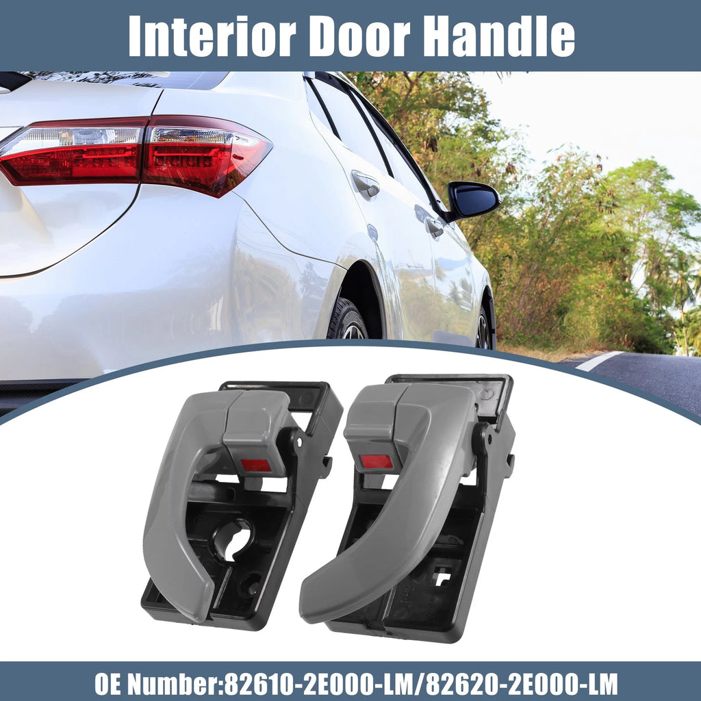 Interior Door Handle Pair Left Right for Hyundai Tucson (2005–2009)