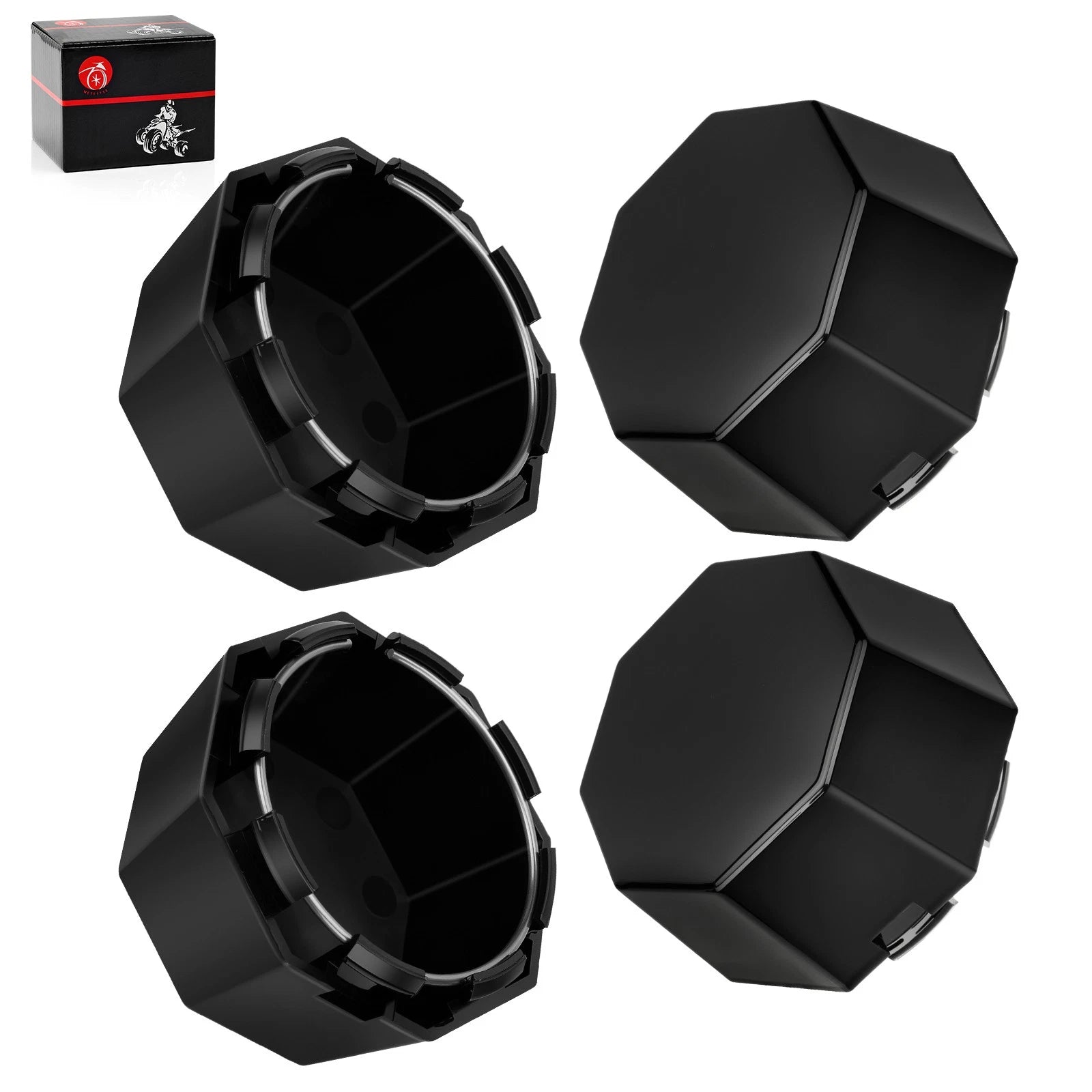 4Pcs Black Center Wheel Hub Cap for Polaris Sportsman 570 SP (2015–2025)