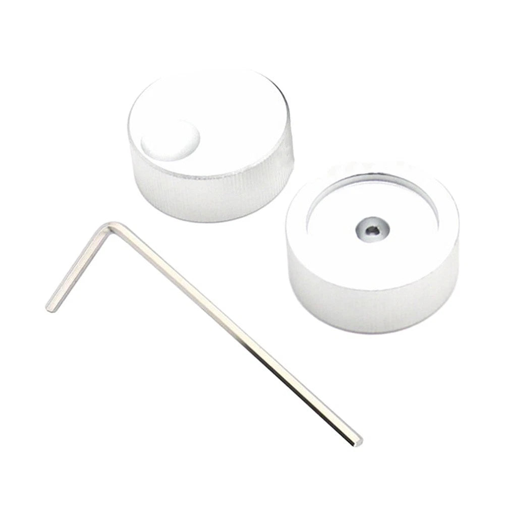 Ergonomic Black Solid Aluminum Knob for 6mm Potentiometer