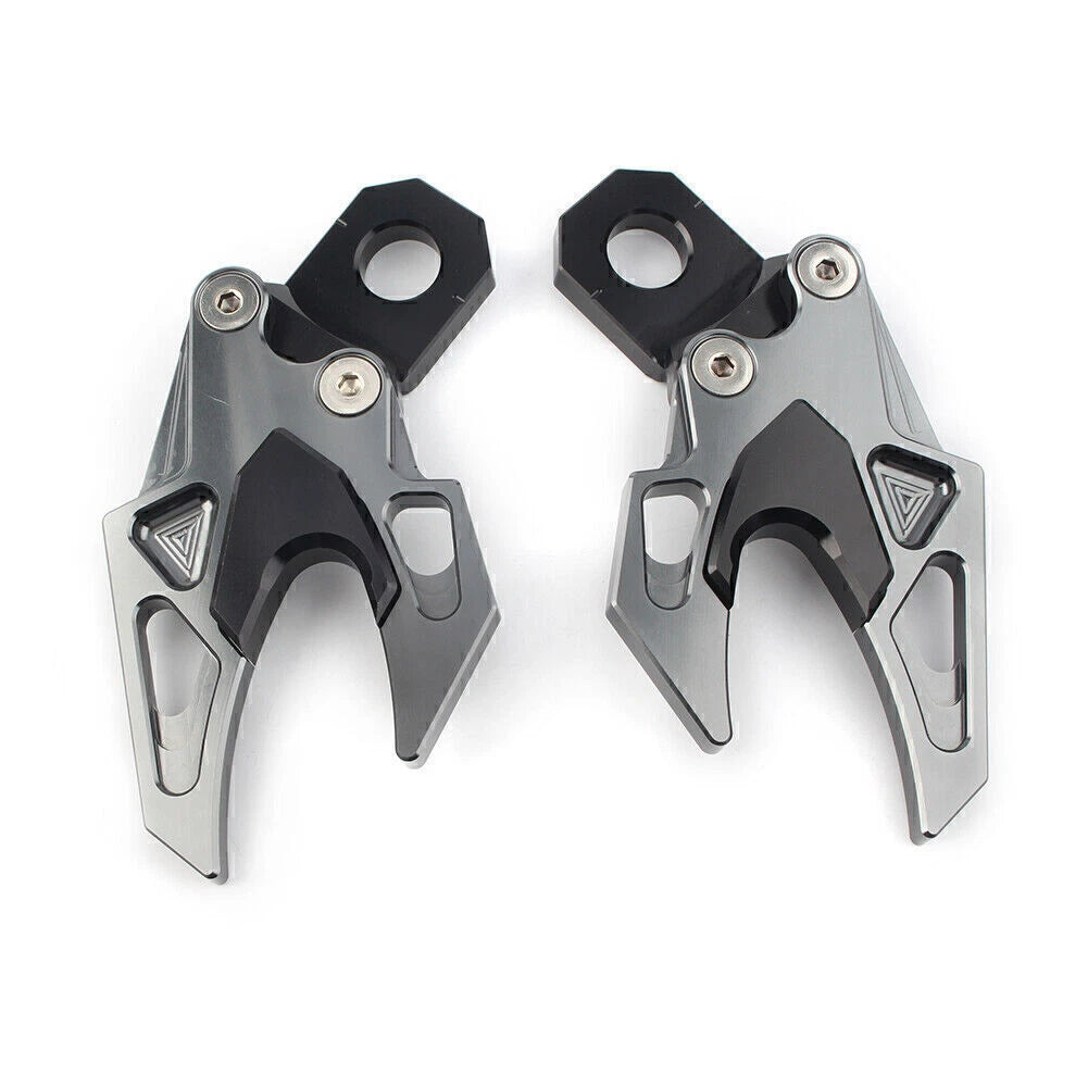 CNC Rear Fork Chain Adjuster for Honda CB650F (2014–2018) Grey