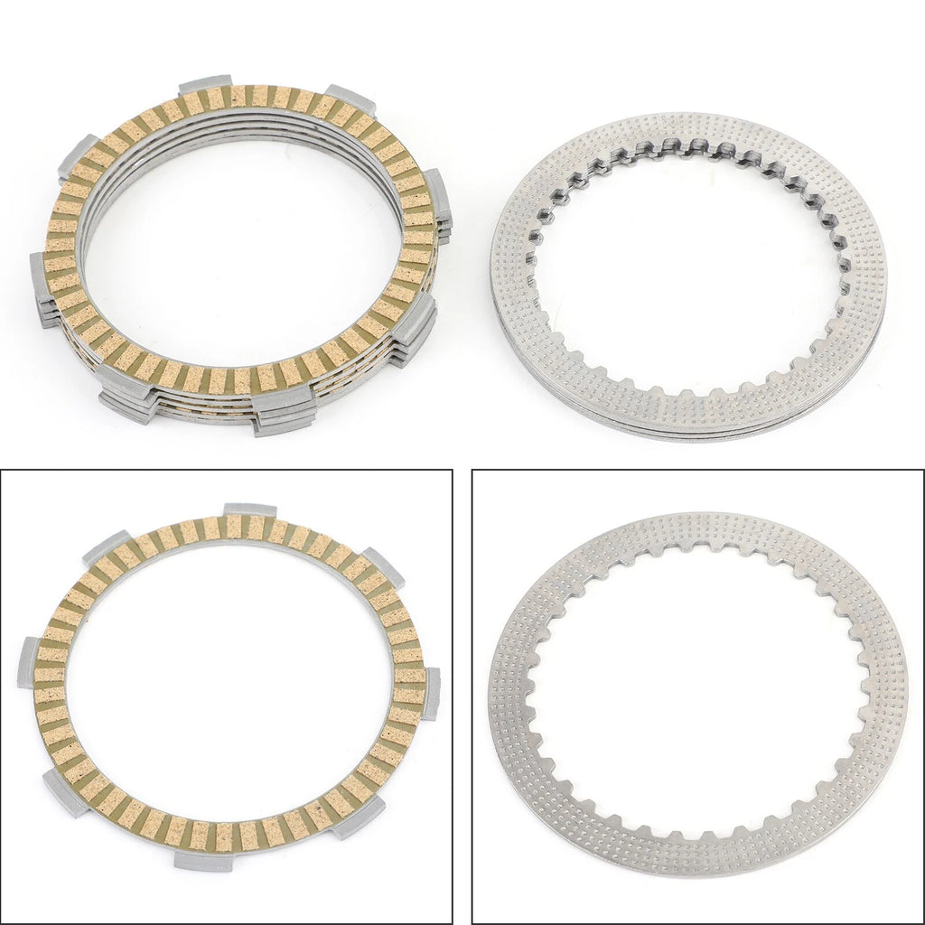 Clutch Kit Steel & Friction Plates for Kawasaki KLF KLT 185 KMX125 (1985–2002)