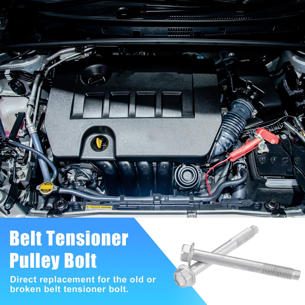 Pulley Tensioner Bolts Replacement 2pcs for Toyota Corolla (1998–2008)