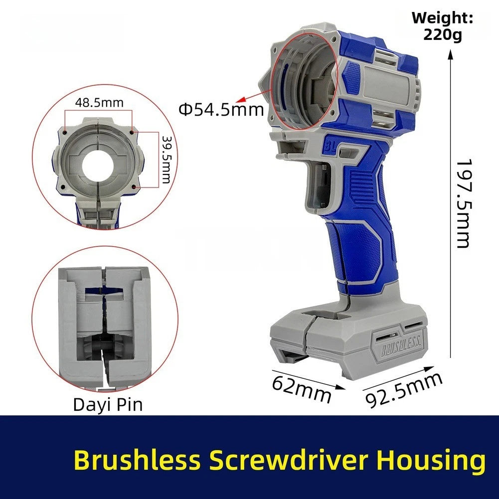 Brushless Motor Housing for Lithium Powered Wrench & Impact Driver Tools