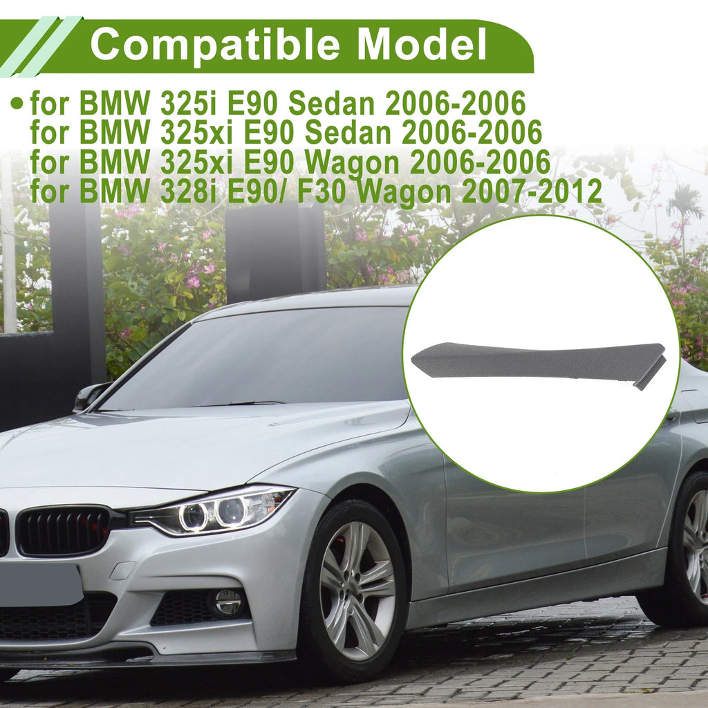 Door Panel Handle Pull Trim Cover Replacement for BMW 325i E90 Sedan (2006–2006)
