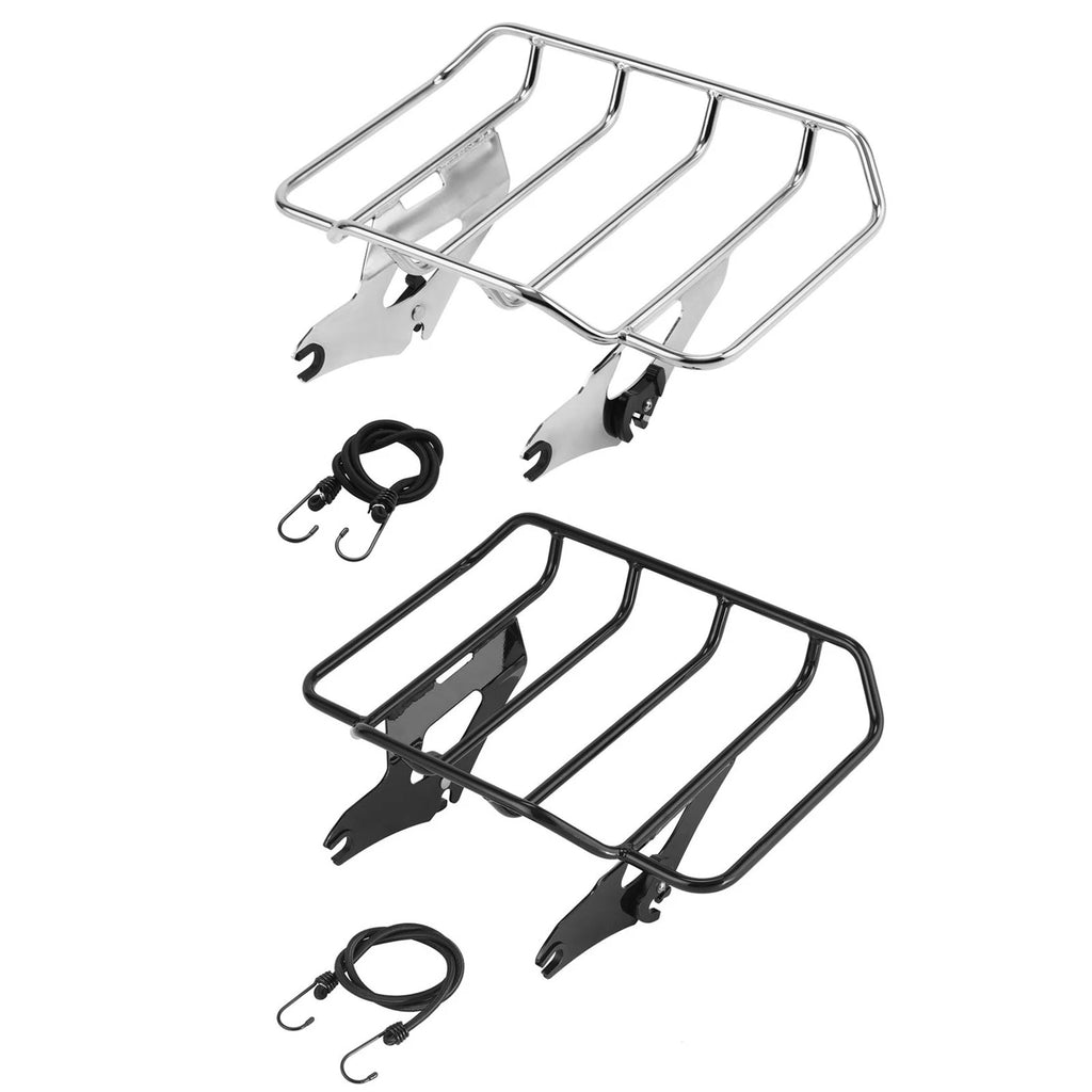 Chrome Quick Release Luggage Rack for Harley Road Glide (2014–2025)