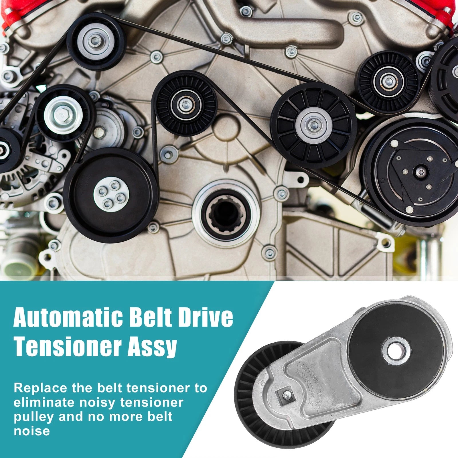Automatic Drive Belt Tensioner Replacement for Dodge Ram and Jeep (2009–2020)