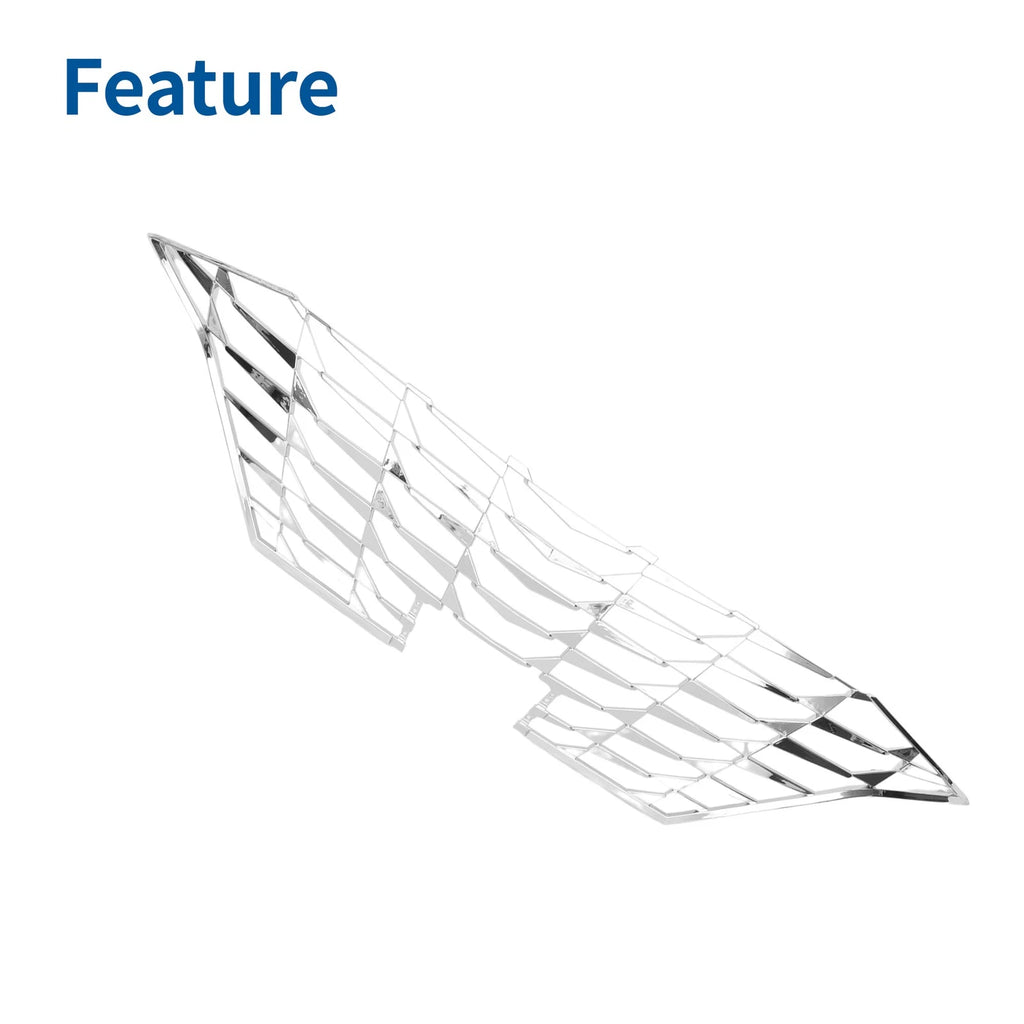 Front Upper Bumper Grille for Hyundai Elantra 2019–2020 ABS