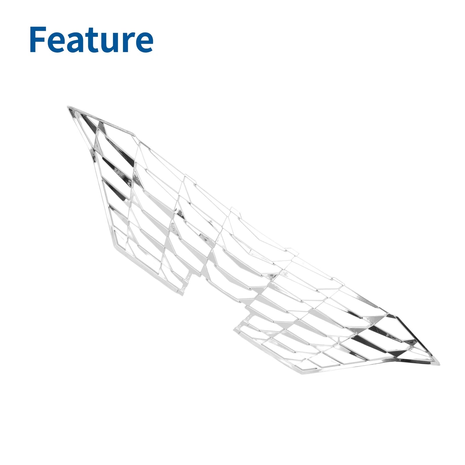 Front Upper Bumper Grille for Hyundai Elantra 2019–2020 ABS