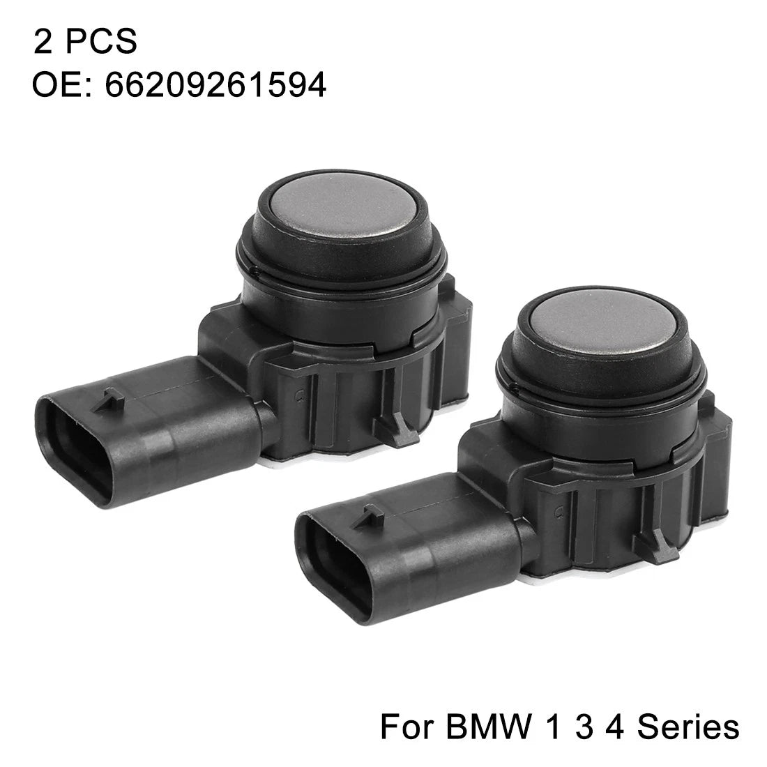 2pcs Parking Sensor PDC Front Bumper Gray for BMW 1 3 4 Series (2012–2018)