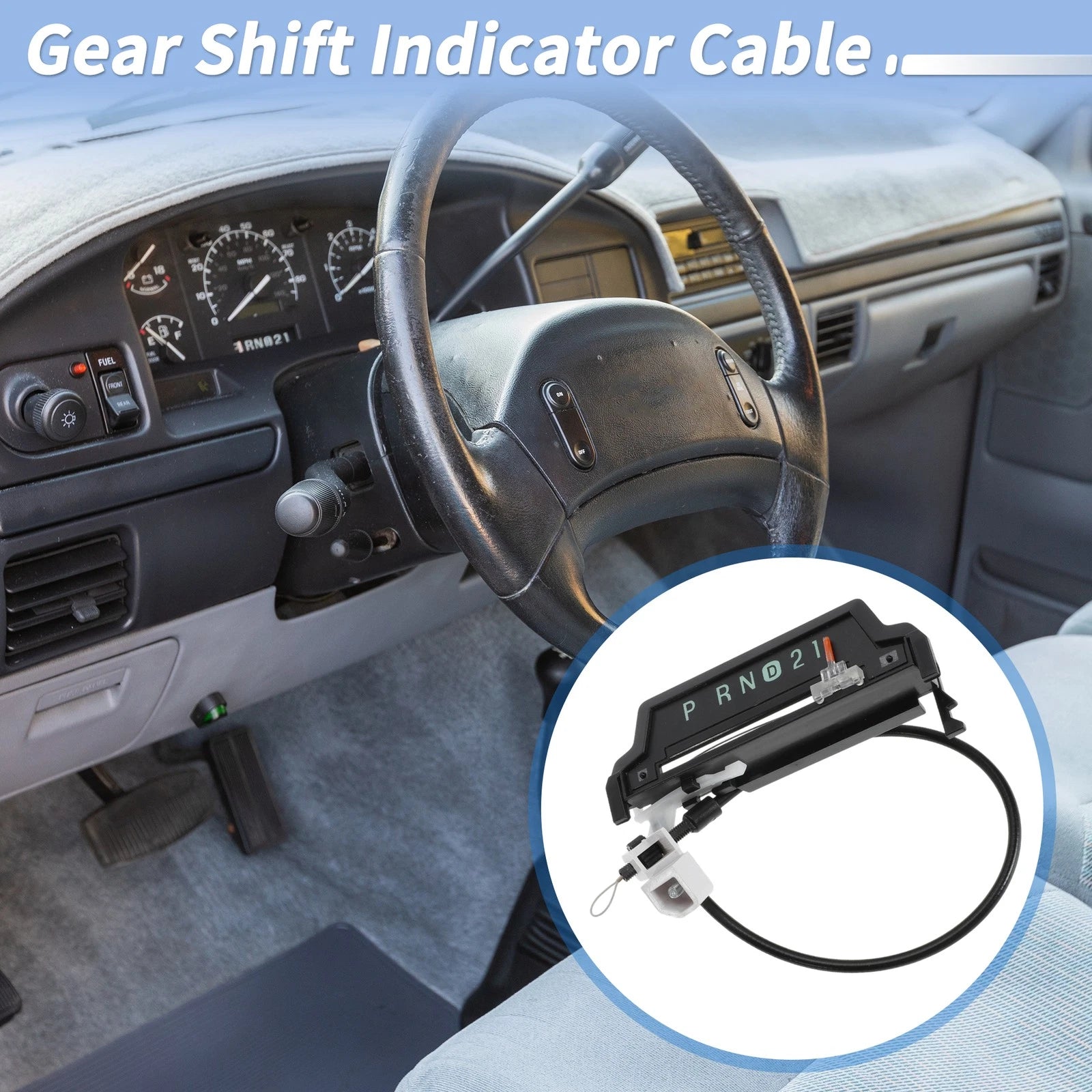 Gear Shift Indicator Assembly Cable for Ford F250 (1999–2003) No.XL3Z-7A110-AA