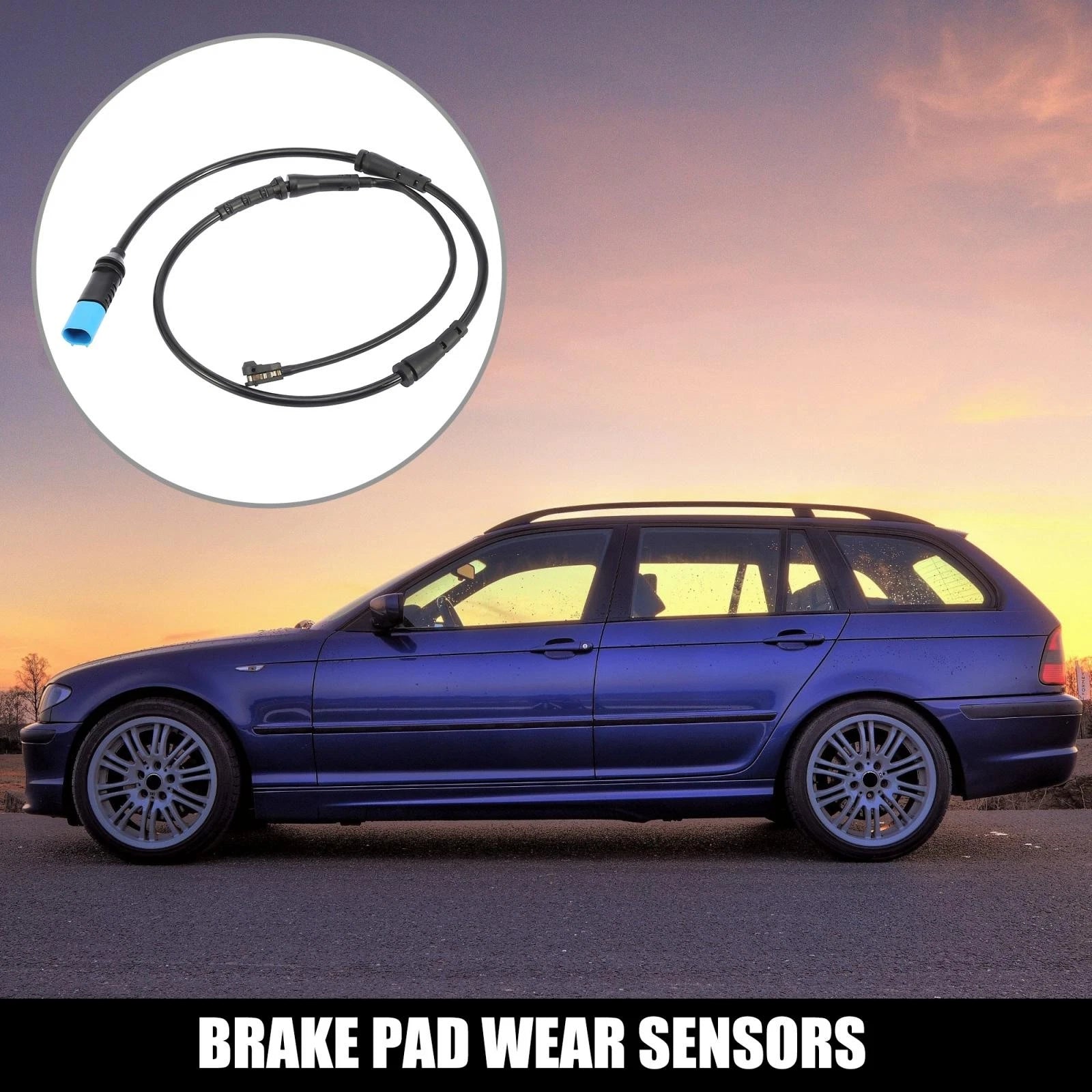 Brake Pad Wear Sensor Front Left Right 2 Pins for BMW X5 X7 (2007–2018)