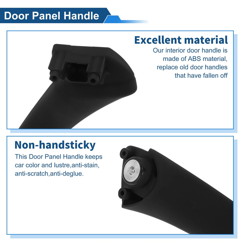 Inner Door Panel Handle for BMW 3 Series E90 E91 (2004–2012) No. 51417230850 Black