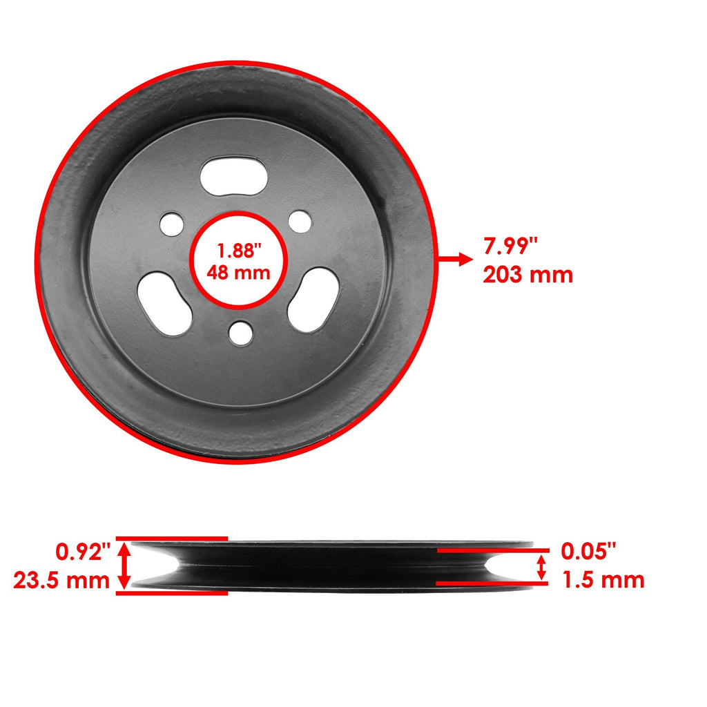 Deck Spindle Pulley Replacement for Toro Z580 Z590 60in 72in (2011–2018)