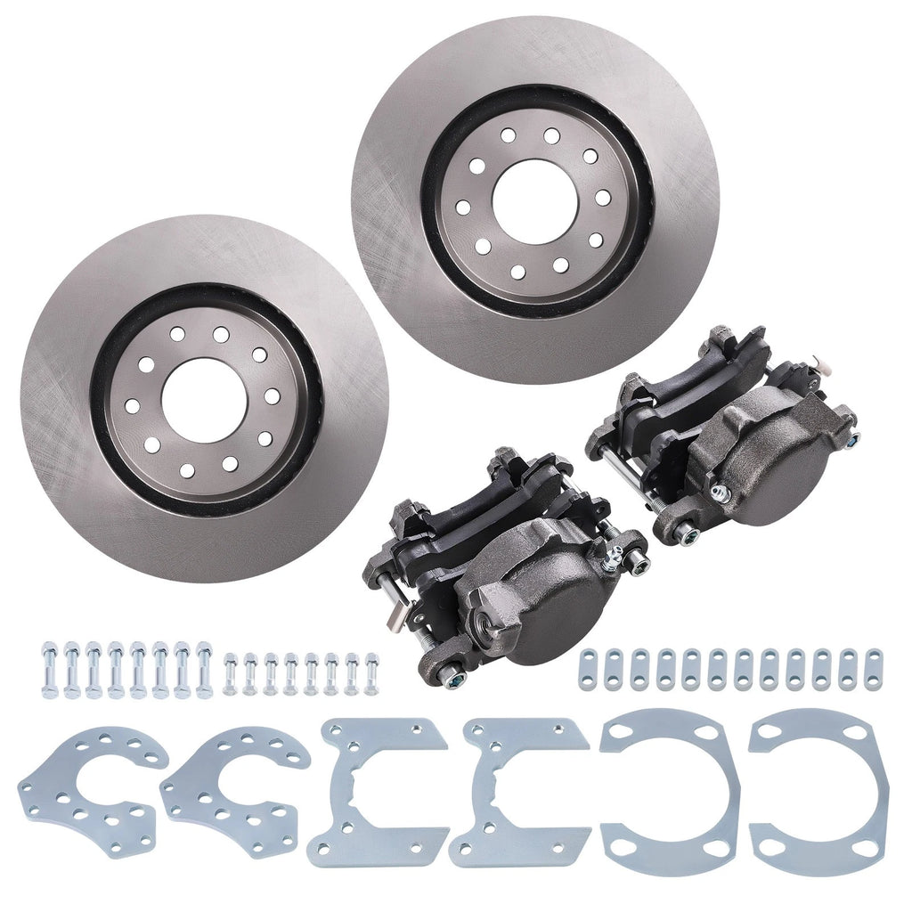 Complete Rear Disc Brake Kit for Ford 9" Axle (Single Piston Caliper)