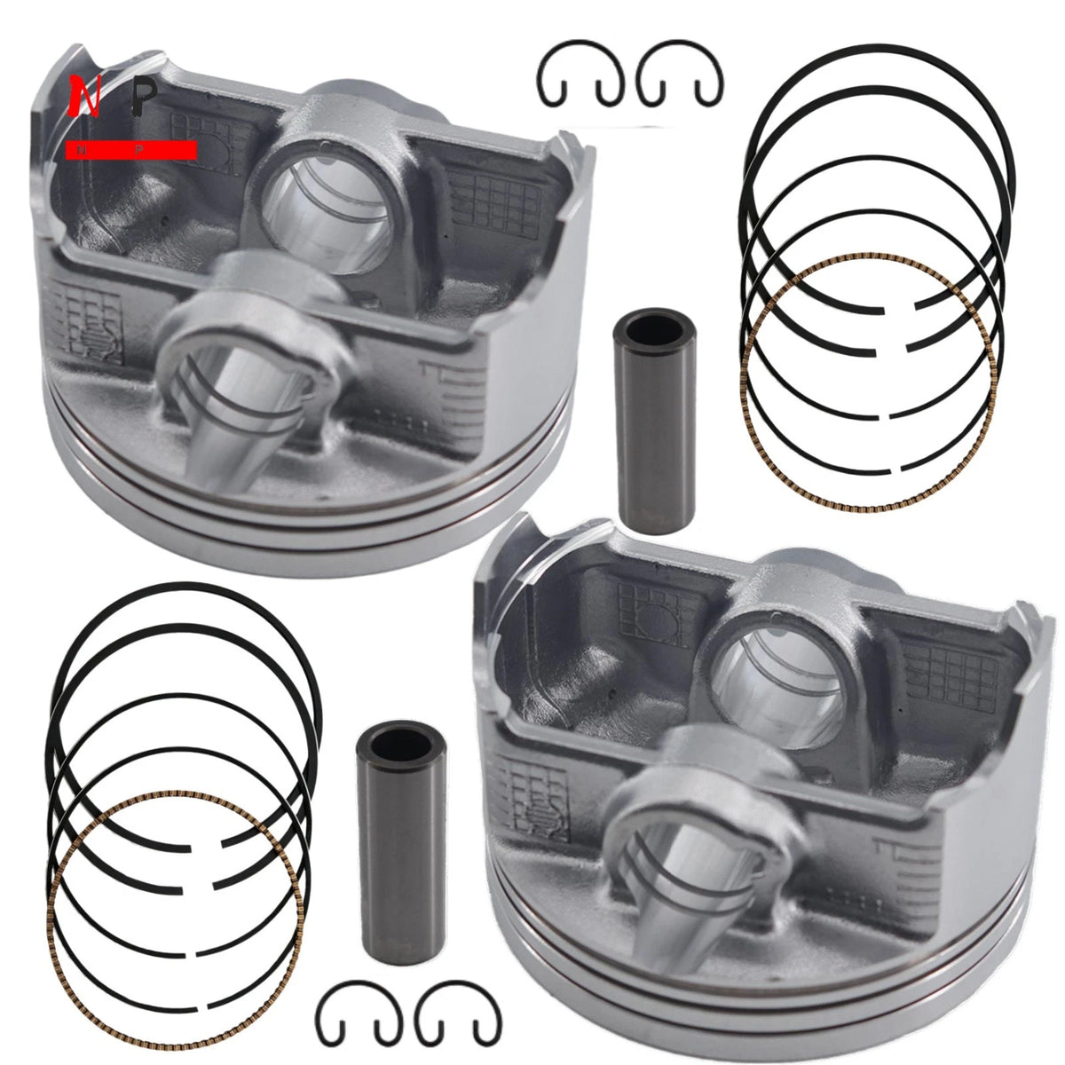 2 Cylinder Piston & Ring for Kawasaki Brute Force 750 (2005–2011)