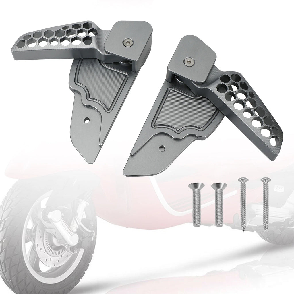 Rear Footrests Foot Pegs for Vespa Primavera/Sprint 125 150 (2017–2020)