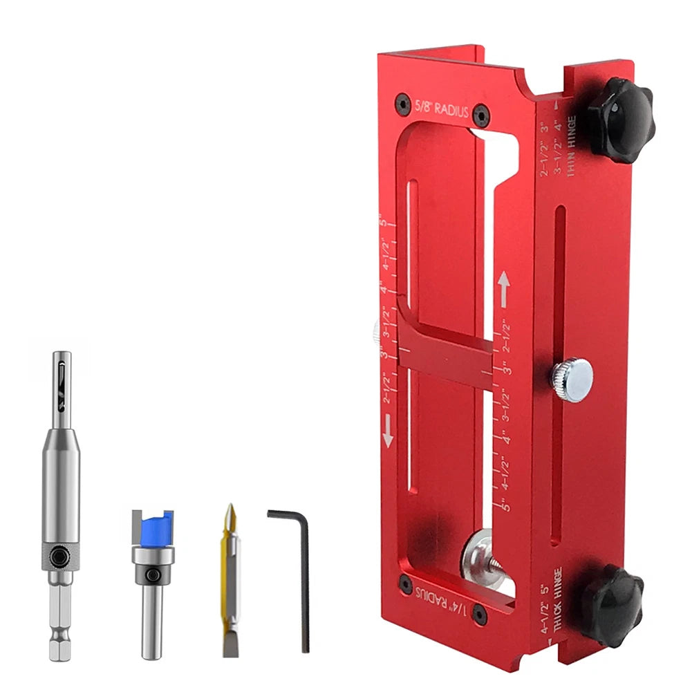 Compact Door Hinge Locator Kit for Quick and Accurate Mounting
