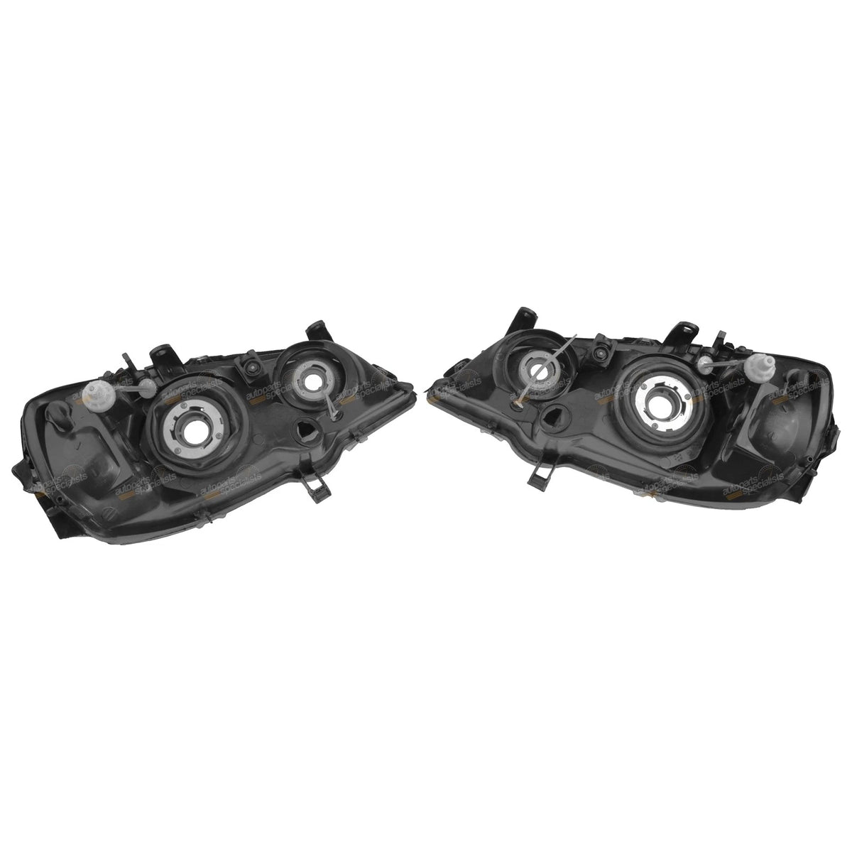 Set of 2 Chrome Headlights for Holden Astra TS (1998–2004) L+R
