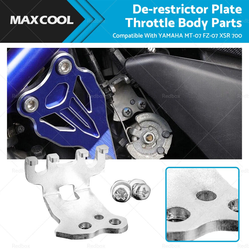 De-restrictor Plate for Yamaha MT-07 XSR 700 (2013–2022)