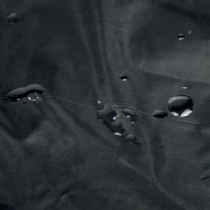 Black Dust Cover for Car (Breathable, Elastic Rope, Rain Protection)
