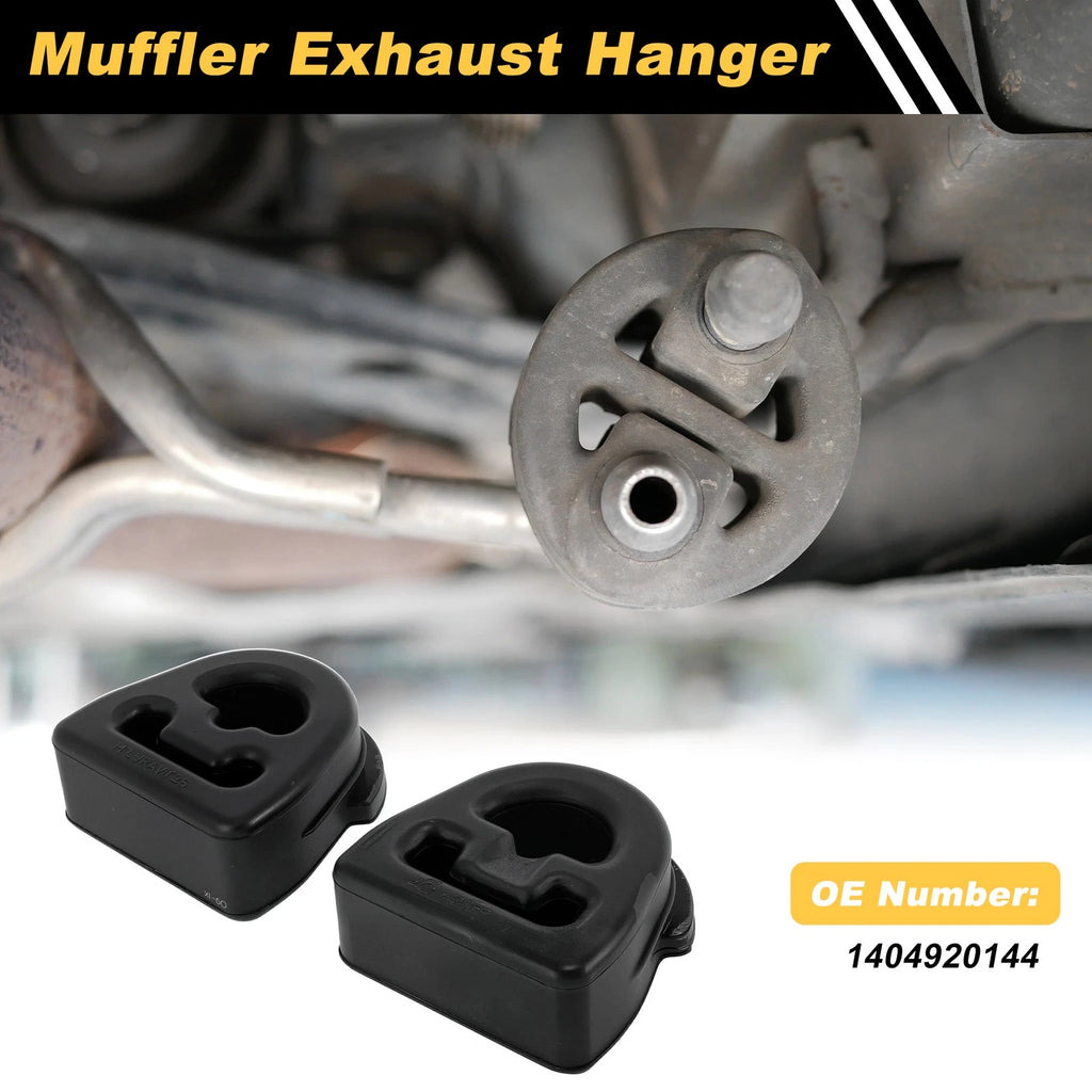 Exhaust Muffler Hanger Rubber 2PCS for Volkswagen Sagitar (2012–2014)