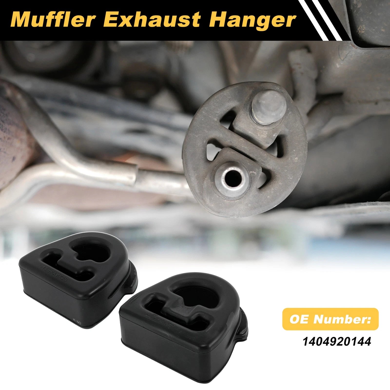 Exhaust Muffler Hanger Rubber 2PCS for Volkswagen Sagitar (2012–2014)
