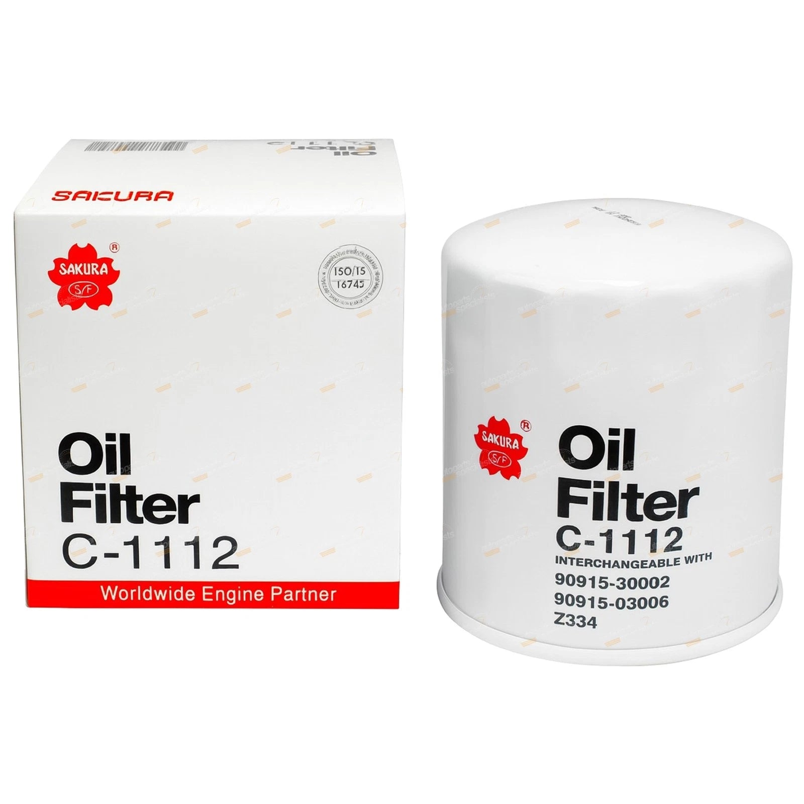 Sakura Engine Oil Filter for Mazda B2500 UN 2.5L WL-T (1999–2000)