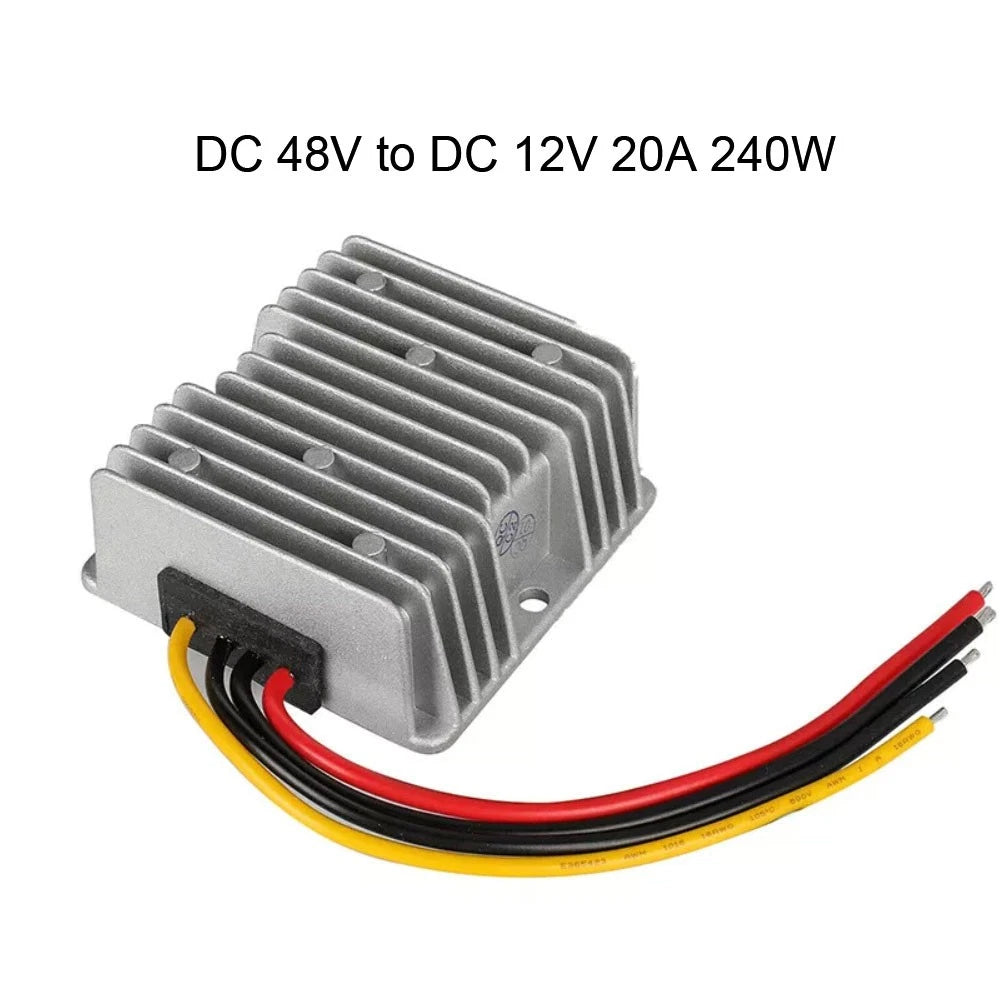 48V to 12V 20A Voltage Reducer Converter for Golf Cart (Waterproof)