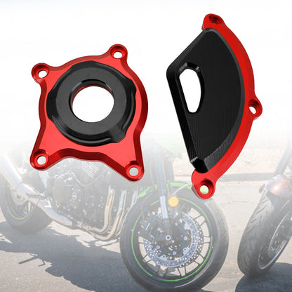 Engine Guards Slider Stator Cover Red for Kawasaki Z900 RS Cafe (2017–2023)