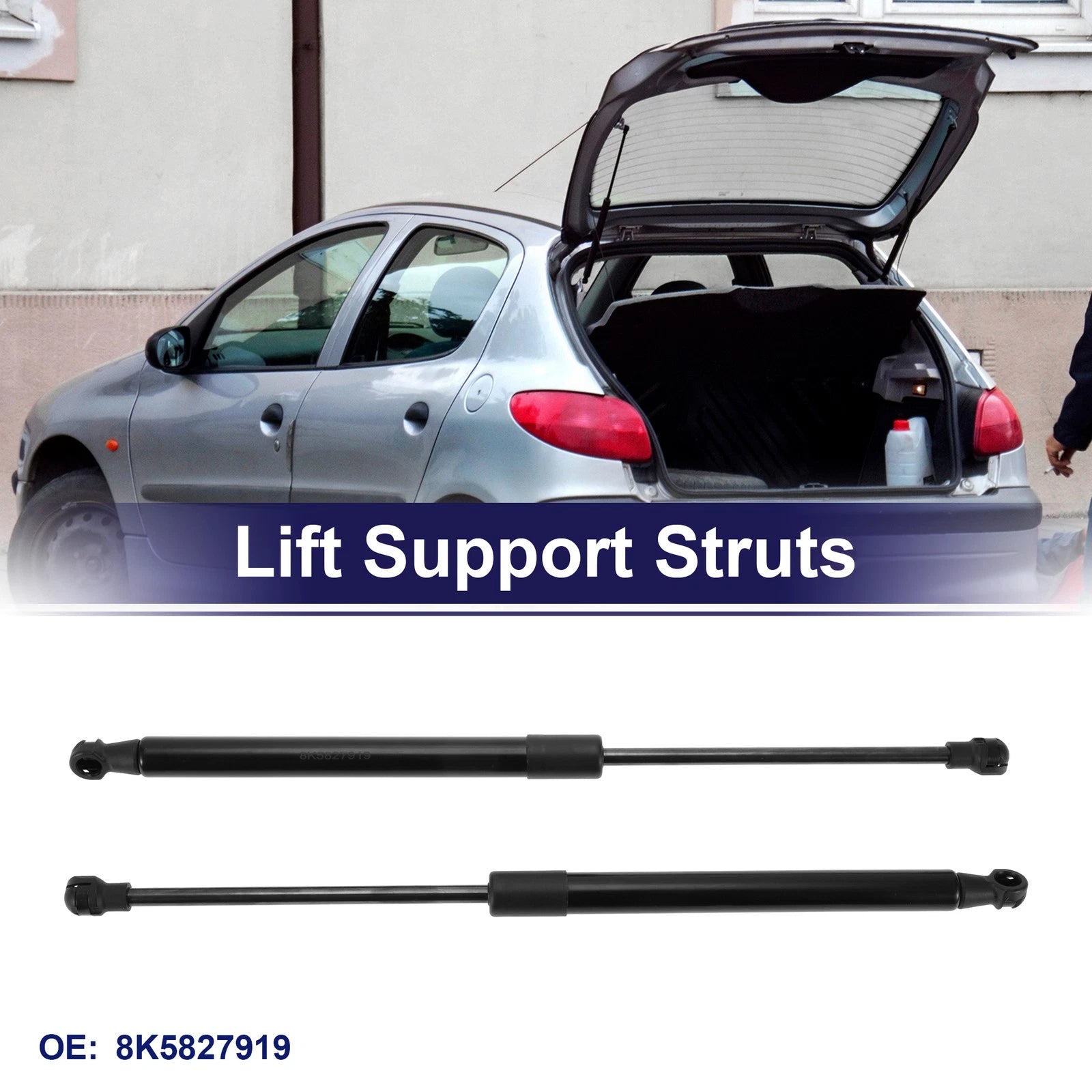 Tailgate Lift Support Struts Gas Spring for Audi A4 Sedan (2009–2016)