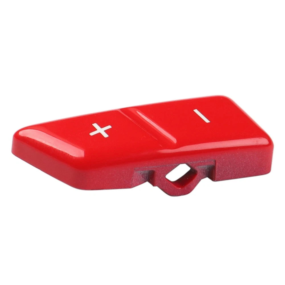 Steering Wheel Volume Button Cover for BMW 1 3 Series E81 E87 E90 E93 M3 X1 (2004–2013) Red