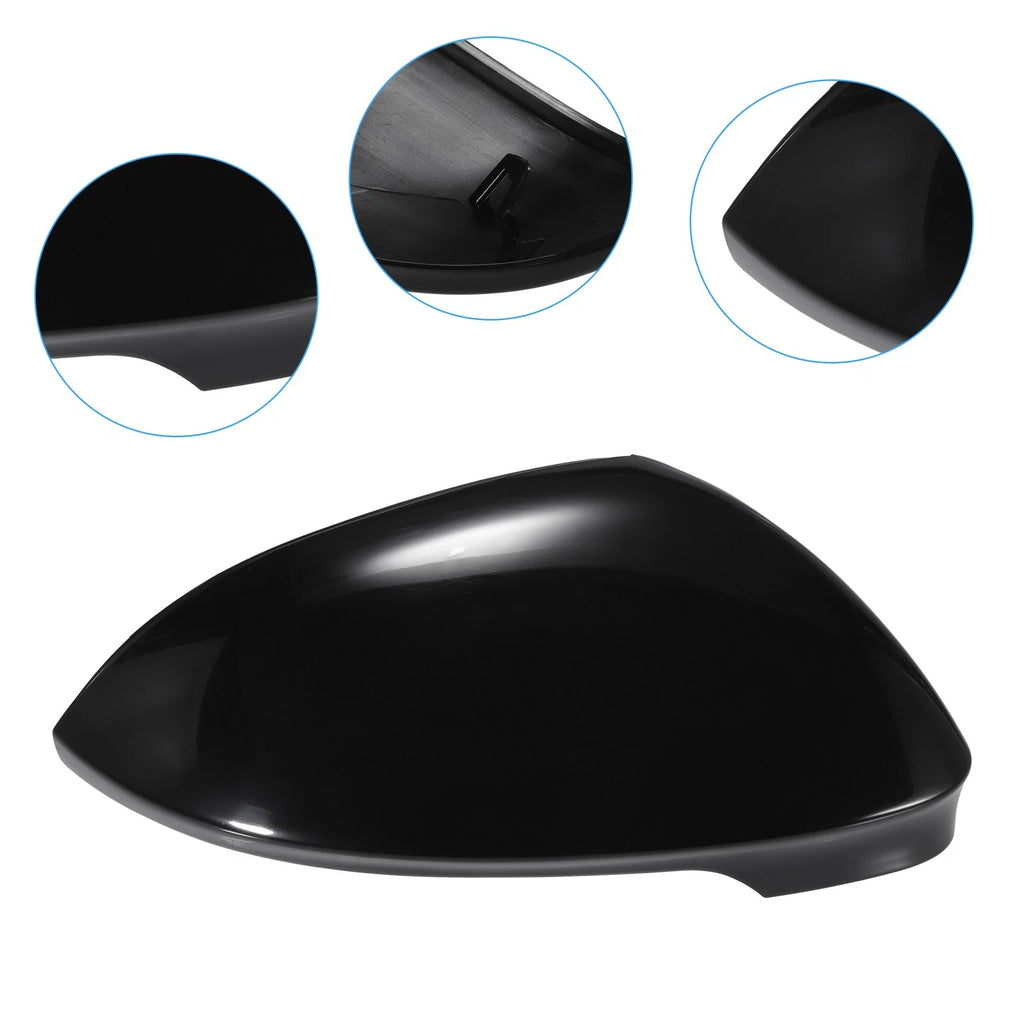 Right Side Mirror Cover Shell Trim Black for VW Golf MK8 (2020–2023)