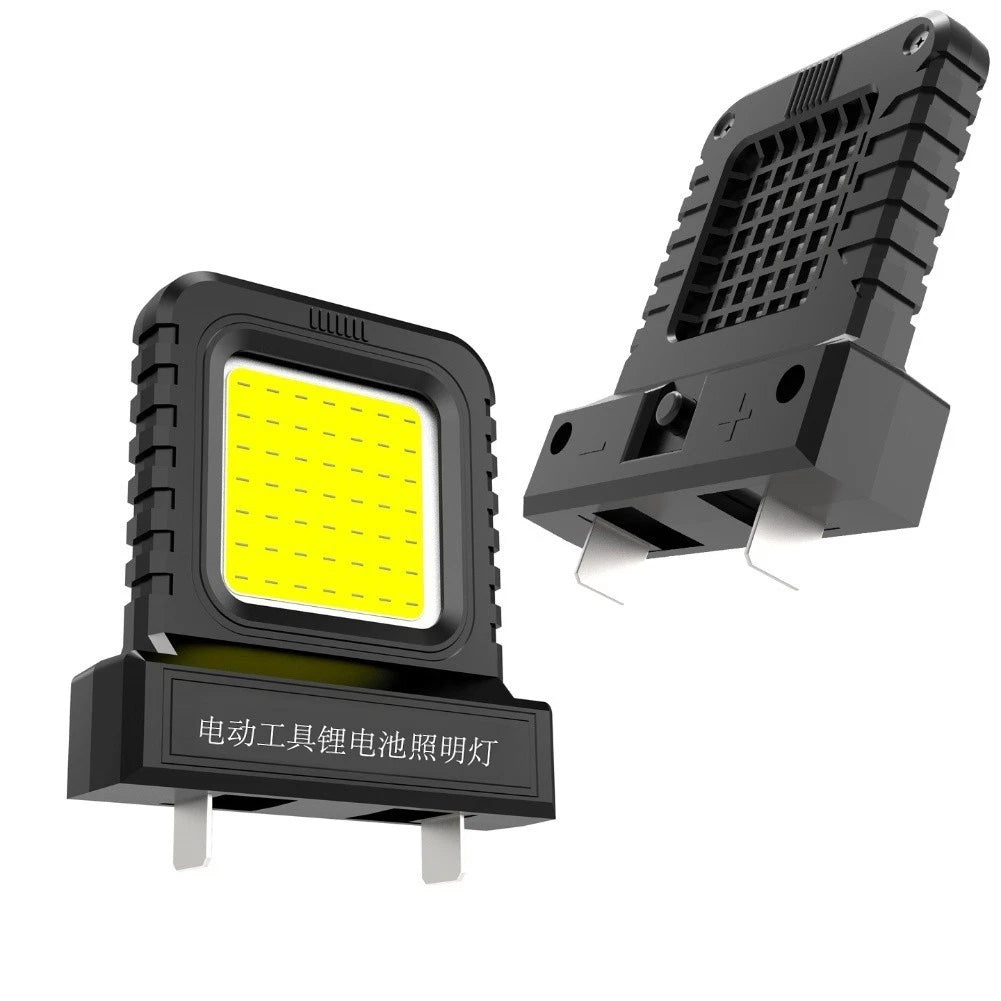 Camping Lantern Top-mounted Metal Contacts for 20V/21V Batteries