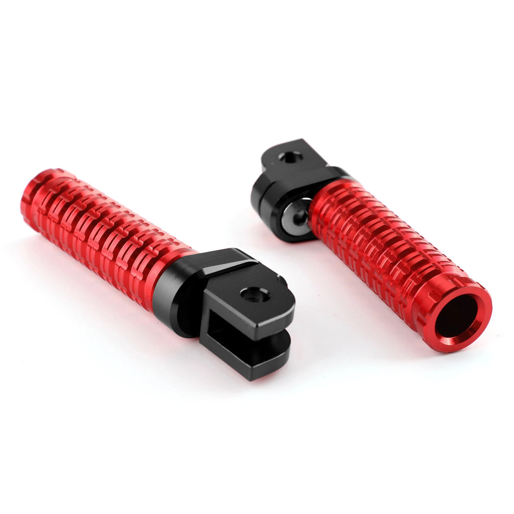 Front Footpegs for Yamaha MT-03 MT/FZ07 MT/FZ09 MT/FZ10 FZ8 FZ1 Tracer900 (2016–2023) Red T9