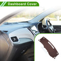 Dashboard Cover for Chevrolet Equinox 2018-2019 Dash Mat Carpet Brown