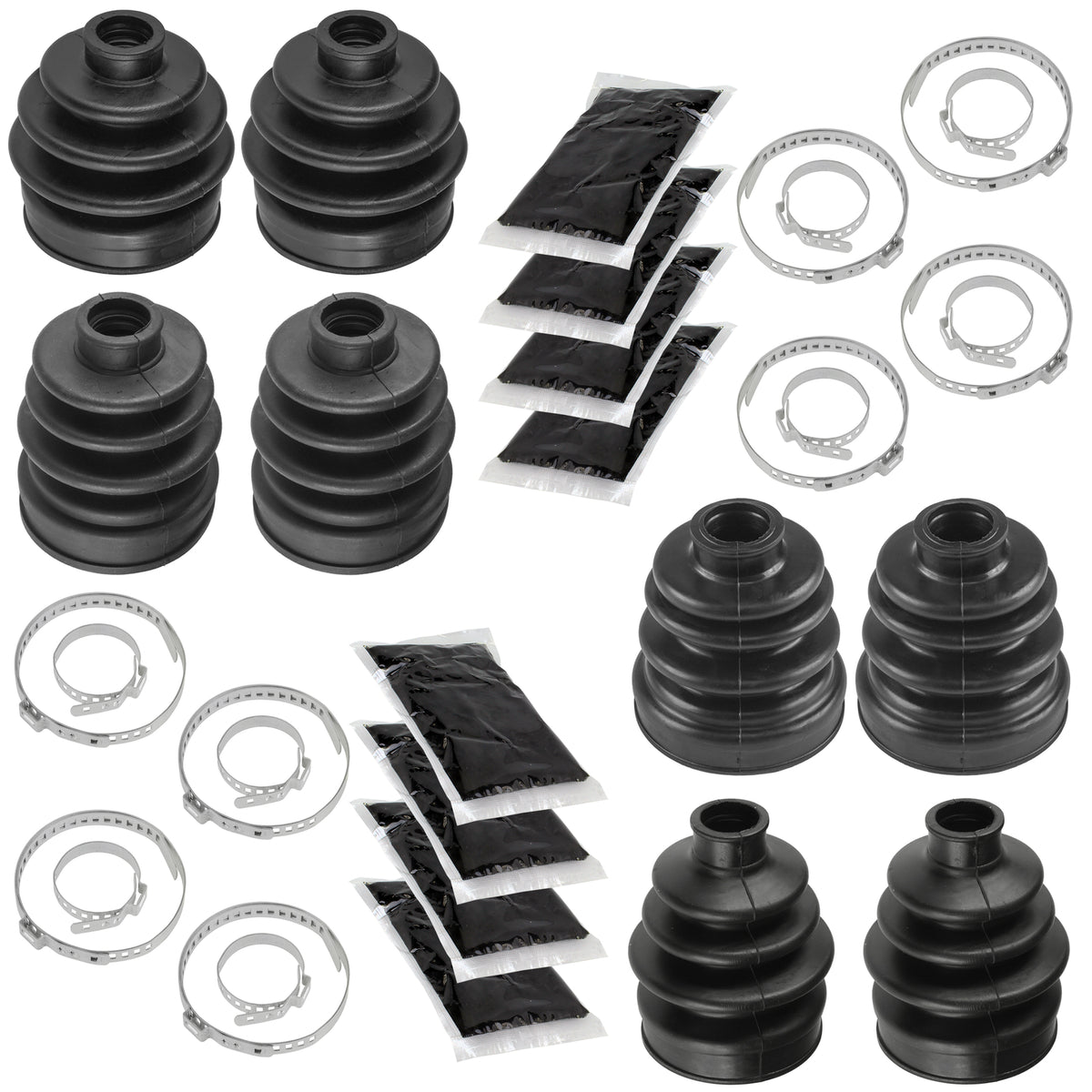 CV Boot Kit Front Rear for Honda Rancher 420 TRX420FA (2015–2018)