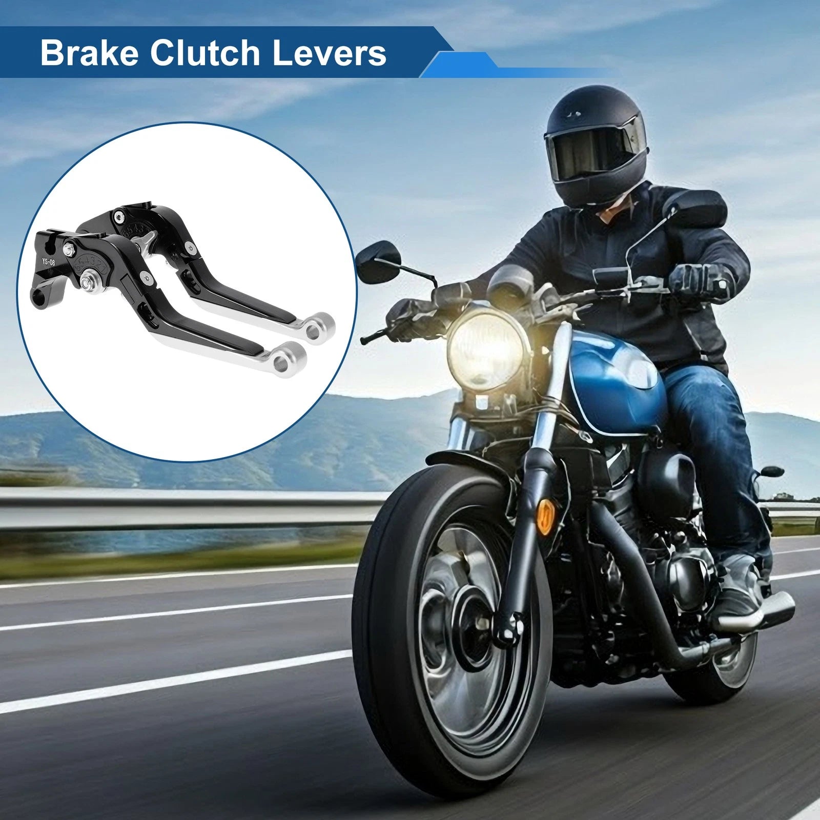 Adjustable Short Long Brake Clutch Lever for Honda CBR600RR (2007–2016) Pair
