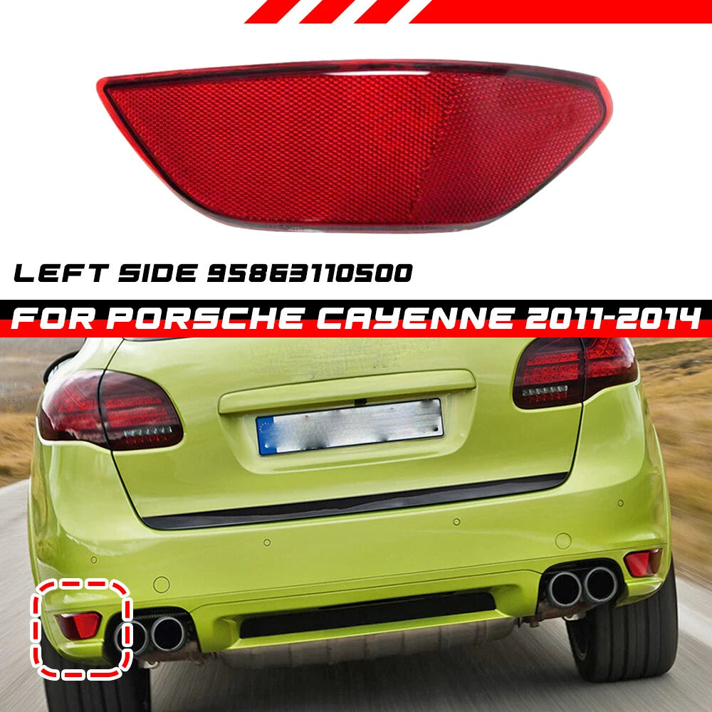 Left Rear Bumper Trim Reflector for Porsche Cayenne (2011–2014) #95863110500