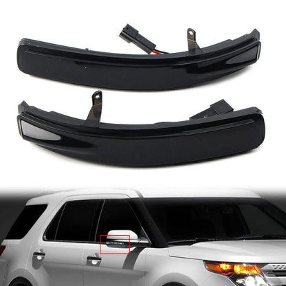 Pair Side Mirror with Dynamic Turn Signal for Ford Explorer (2011–2019)