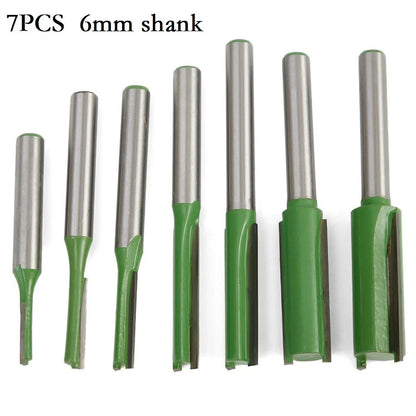 7-Piece Router Bit Kit for Straight Tools