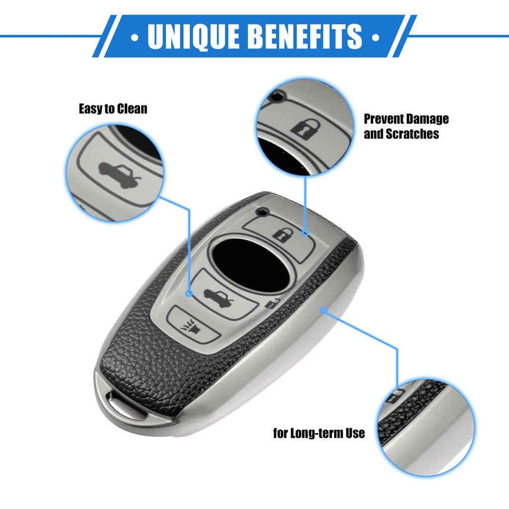 Smart Remote Key Shell 4 Button Replacement for Subaru Ascent (2019–2022)