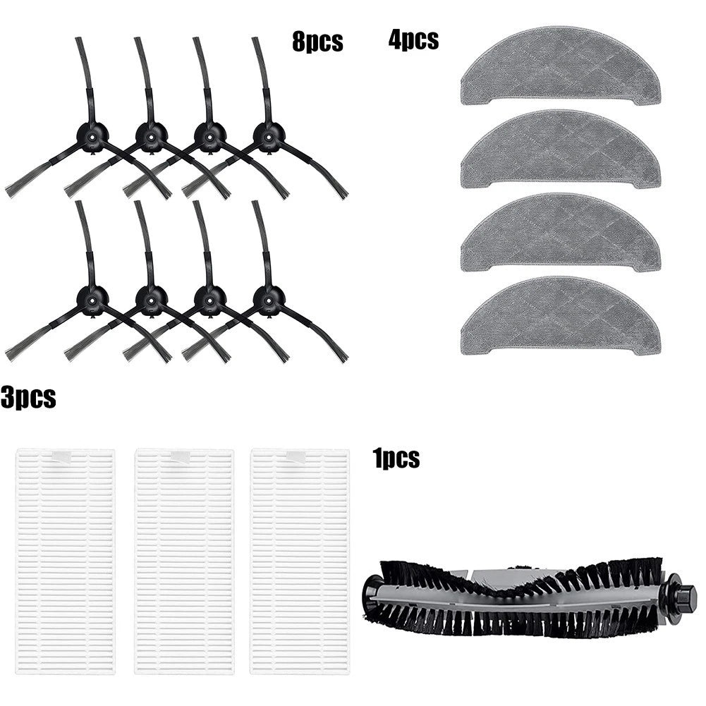 Set of 2 Side Brushes for Vacuum Cleaner