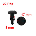 8mm Plastic Rivets Fastener Push Clips Fender Bumper Kit for Toyota (—)