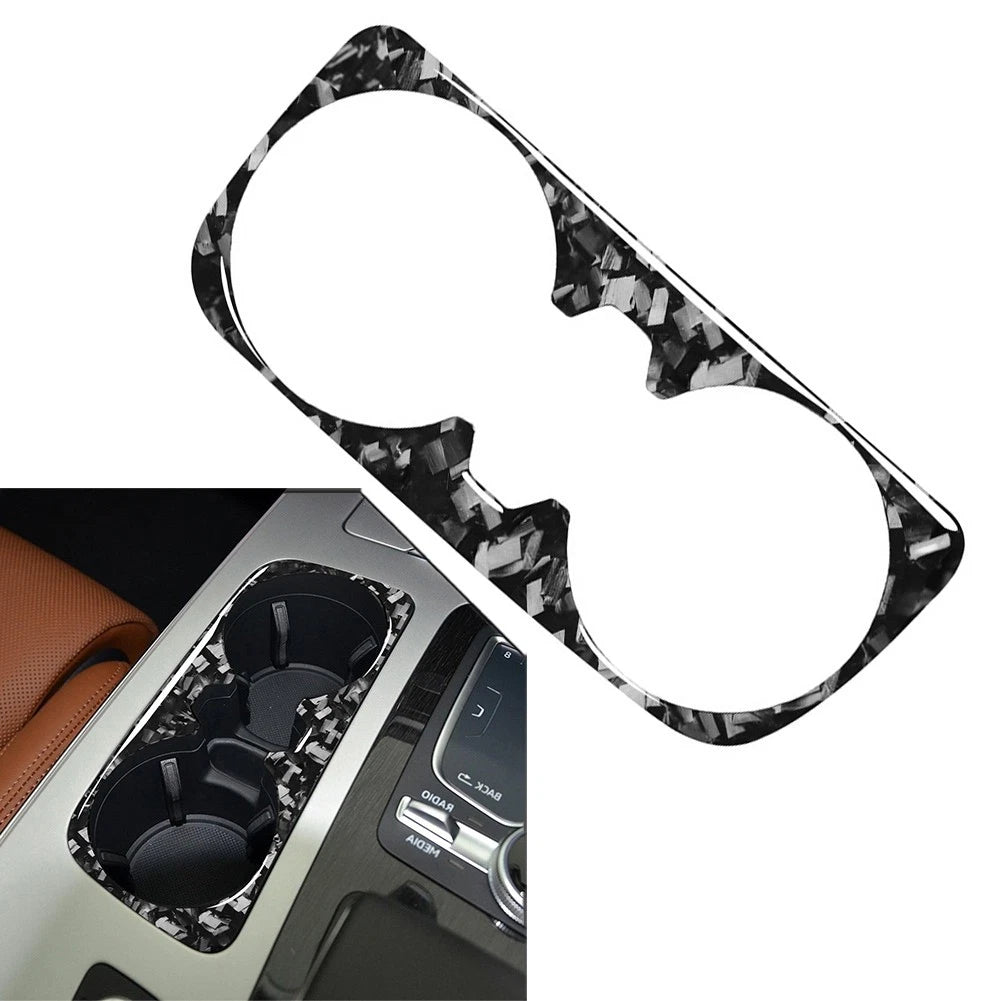 Water Cup Holder Panel Frame Cover Trim for Audi Q7 SQ7 (2016–2019)