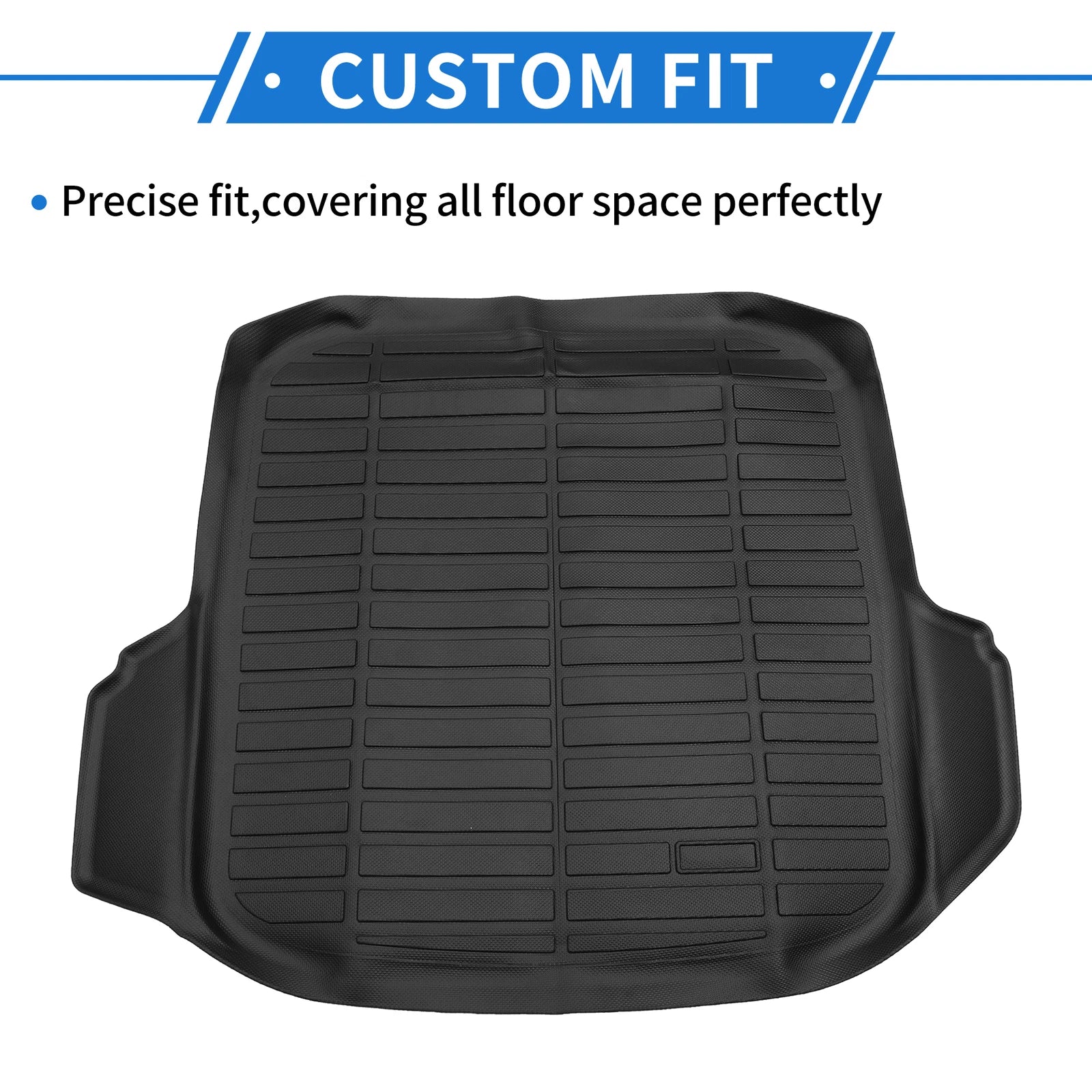 Cargo Liner Rear Trunk Mat TPE for Volkswagen Jetta 2019–2023 Long