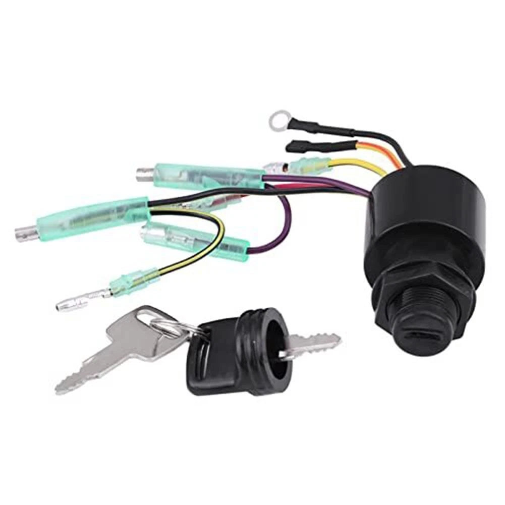 Ignition Key Switch for Boat Motor (Compatible with Multiple Models)