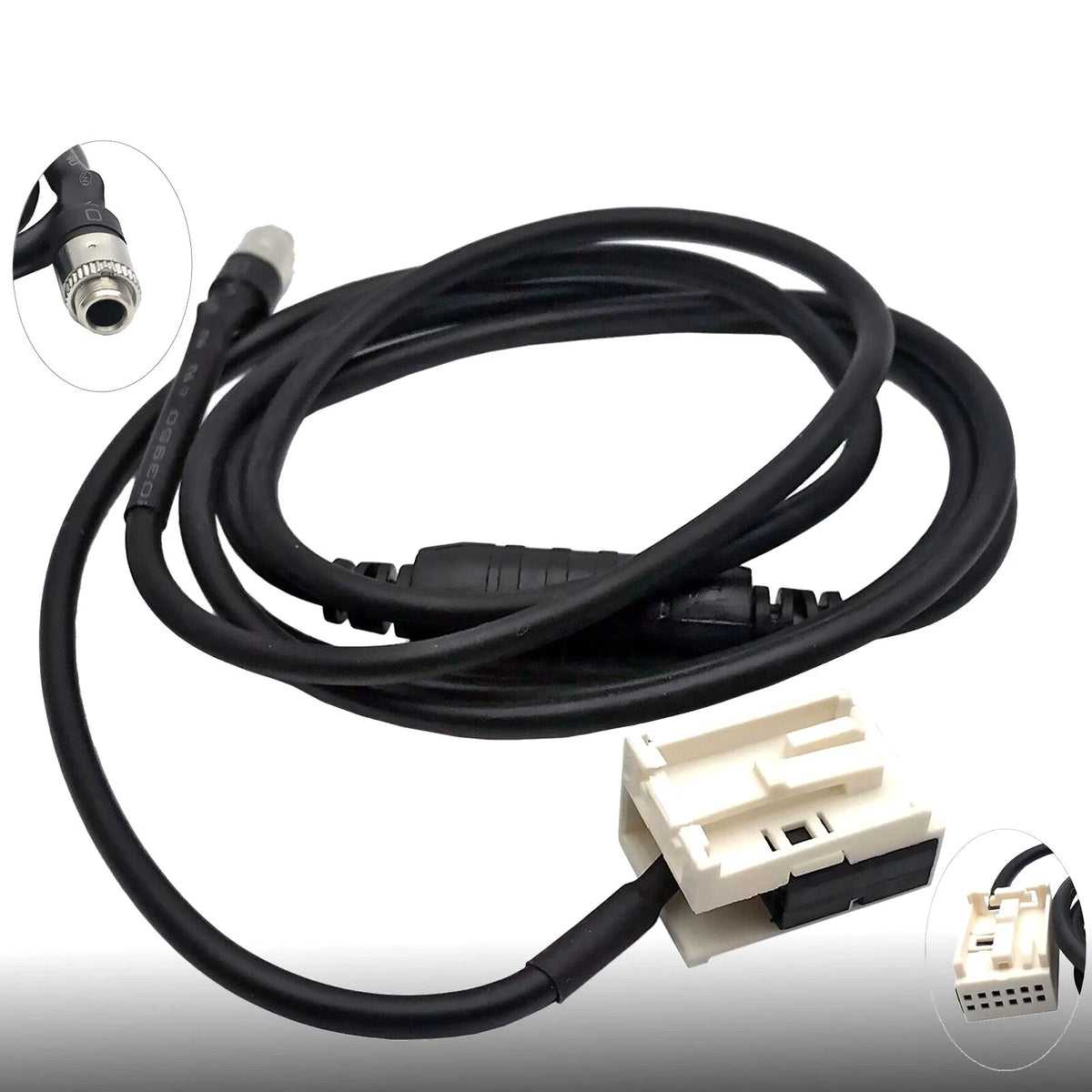 AUX Audio Input Cable for BMW E60 E61 E65 E66 E81 E83 E87 E88 E90 E92 (2001–2013)