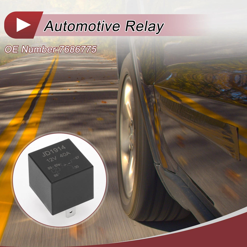 Power Window Relay 5 Pins Replacement for Audi VW BMW (12V 30/40A)