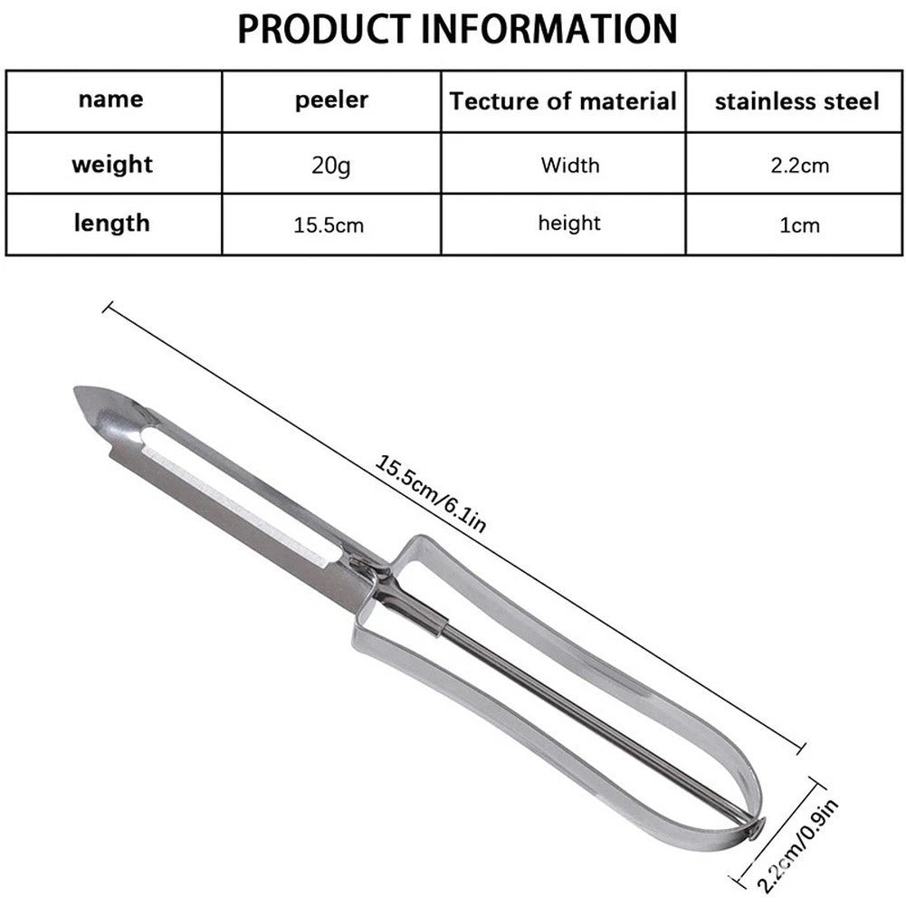 Multi Purpose Stainless Steel Fruit Peeler for Pear (Compatible)